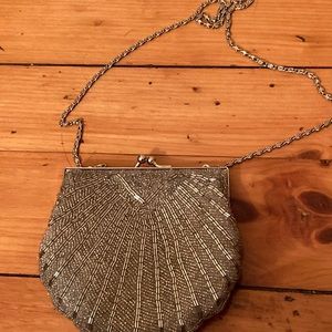 Carlo Fellini silver beaded bag
